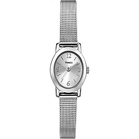 Timex Women's T2N743 Cavatina Silver-Tone Stainless Steel Mesh Bracelet Watch