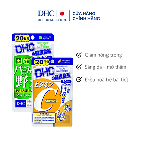 Combo Viên uống DHC Giảm Nóng Trong - Sáng Da