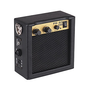 Bộ Khuếch Đại Âm Thanh Đàn Guitar Mini (5W Đầu Vào 6.35mm Đầu Ra 3.5mm)