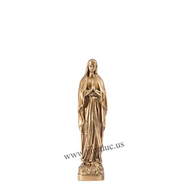 Mua Tượng Đức Mẹ Lộ Đức đồng thau màu giả cổ lớn