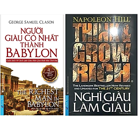 Combo 2Q: Người Giàu Có Nhất Thành Babylon + Nghĩ Giàu Và Làm Giàu  (Top Sách Bán Chạy Nhất Mọi Thời Đại) 