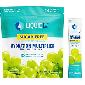 Bột điện giải không đường Unilever Liquid IV Multiplier Sugar-Free : Made in USA