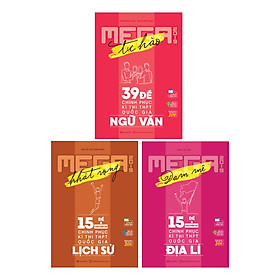 Combo Mega Luyện Đề THPTQG 2019: Văn - Sử - Địa