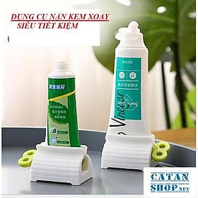 DỤNG CỤ NẶN KEM ĐÁNH RĂNG DẠNG XOAY TIỆN LỢI ĐA CHỨC NĂNG GD364-KepDR-xoay