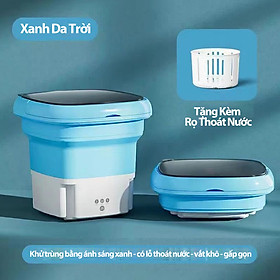 Máy Giặt Mini Cá Nhân, Vắt Khô, Khử Khuẩn Bằng Công Nghệ Blue Ag, Máy Giặt Gấp Gọn Siêu Bền Tiện Lợi Giao Hàng Toàn Quốc