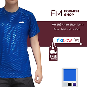 Áo thun nam cổ tròn tay ngắn, chất thun lạnh mềm mát, thấm hút mồ hôi, thoải mái vận động – FORMEN SHOP – FMTY001