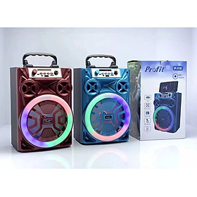 Mua Loa bluetooth karaoke Profit P118/P117 - Bass 6.5 inch  kèm đèn led bắt mắt - Tặng 1 micro có dây - Đầy đủ kết nối Bluetooh  AUX  USB  TF card - Loa xách tay du lịch âm thanh mạnh mẽ  ấn tượng - Hàng nhập khẩu