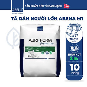 Thấm hút 2 lít Tã dán người lớn Abena Abri Form Premium M1 10 miếng - Nhập