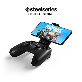 Hình ảnh Tay cầm chơi game không dây SteelSeries Nimbus+ màu đen, pin đến 50H, dành cho các thiết bị Apple, Hàng chính hãng, bảo hành 1 năm