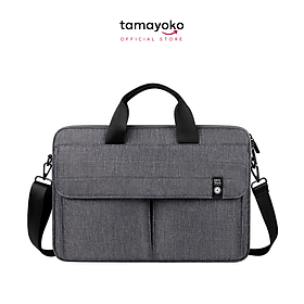 Cặp Túi Chống Sốc Laptop Máy Tính Xách Tay - Hàng Chính Hãng Tamayoko - 15.6 inch - Màu Xám