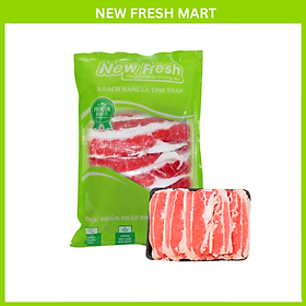 Ba Chỉ Bò Mỹ Cắt Trải - Túi 1Kg