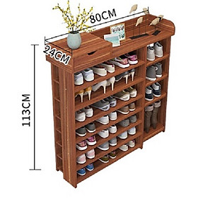 Kệ để giày đơn giản hộc tủ nhỏ lưu trữ thích hợp cho gia đình nhiều tầng đẹp