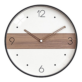 DIGital Quiet Round Wall Clock Watches BatHRoom Strip