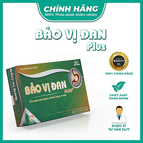 BẢO VỊ ĐAN PLUS - NĂNG ĐỘNG - GIẢM VIÊM LOÉT DẠ DÀY, Ợ CHUA, TRÀO NGƯỢC DẠ DÀY, CHƯỚNG BỤNG