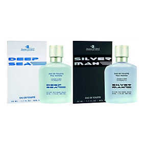 Combo Nước Hoa Jeanne Jeanne Arthes Paris D'Urfe Parissilver Man Edt (50ml) + Deep Sea Edt (50ml)