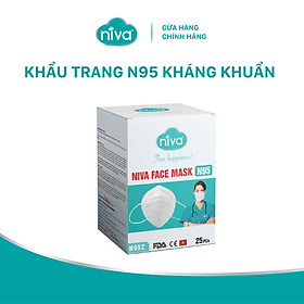 Hộp 25 chiếc Khẩu trang Niva N95