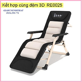 Mua re0254.3 Ghế xếp nằm ngủ trưa văn phòng thư giãn kèm đệm - Ghế xếp khung thép gấp gọn tiện lợi