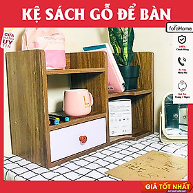 Mua Kệ Sách Để Bàn 4 Ngăn 1 Ngăn Kéo Bằng Gỗ Công Nghiệp MDF Lắp Ghép Tiện Lợi  Lắp Ghép Dễ Dàng  Sử Dụng Tiện Lợi