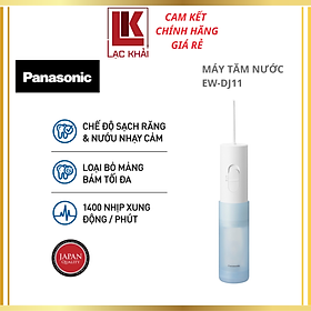 Máy tăm nước cầm tay Panasonic dùng pin EW-DJ11-A451 - Hàng chính hãng-Bảo hành 12 tháng