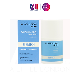 Kem dưỡng da dầu mụn Revolution Skincare Salicylic Acid & Zinc PCA Water Gel 50ml (Bill Anh)