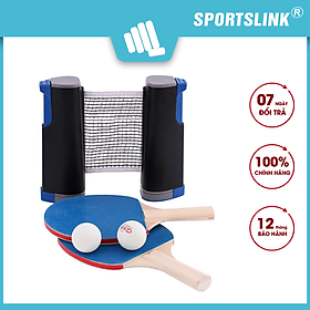 Bộ vợt bóng bàn 3 banh kèm lưới di động tiện dụng BK-6879 Sportslink