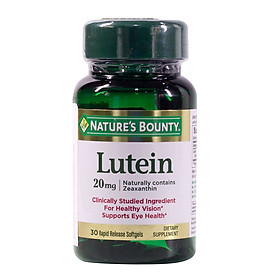 Viên Uống Bổ Mắt Nature's Bounty Lutein (30 Viên) - Nâu