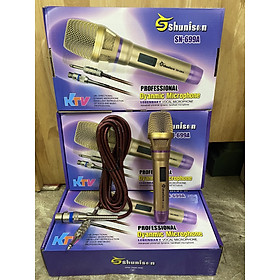Mua Micro có dây Shunison SN-699A - Thiết kế bắt mắt  sang trọng - Chất âm dày  trầm ấm - Bắt âm nhạy  chống hú  chống nhiễu tốt - Dây dài 5m - Hàng nhập khẩu
