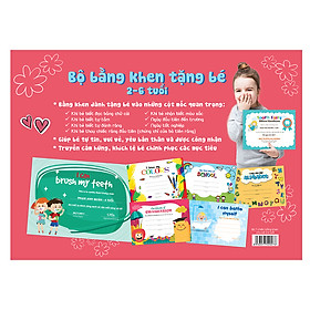 Bộ 7 Bằng Khen Tặng Bé BK1 (2 - 6 Tuổi)