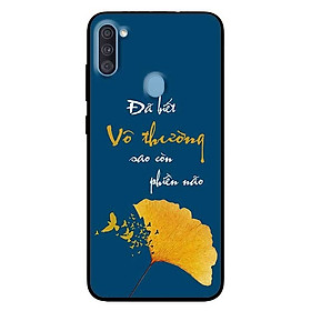 Ốp lưng dành cho Samsung A11 mẫu Chiếc Lá Vô Thường