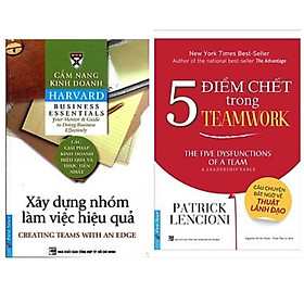 Combo 2 cuốn kỹ năng làm việc:Xây Dựng Kỹ Năng Làm Việc Nhóm Hiệu Quả+5 Điểm Chết Trong Teamwork