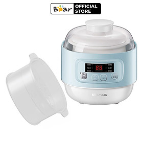 Nồi nấu chậm đa năng 0.8L Bear DDZ-A08T8 (KÈM LỒNG HẤP) - Hàng Chính Hãng