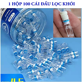 Hộp 100 tẩu lọc thuốc bảo vệ sức khỏe tinh thể nano và than hoạt tính, Shop Thành Nhi STN100