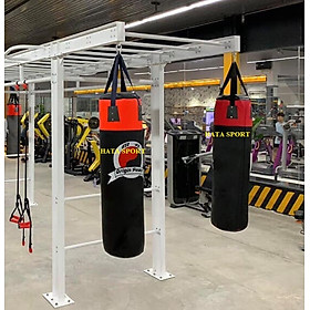 Bao cát đấm bốc boxing vỏ thuật 1m dây dù đã nhồi hoàn thiện cao cấp HATA SPORT