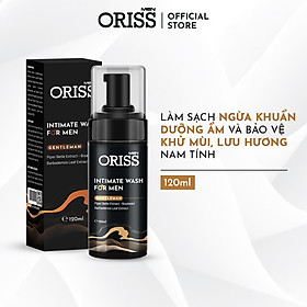 Dung Dịch Vệ Sinh Nam Dạng Bọt Oriss Men - 120ml chai