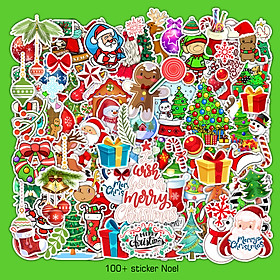 Set 50 Hình Sticker Chủ Đề Noel