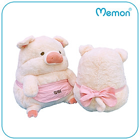 Gấu Bông Heo LuLu Béo 45cm và 55cm Cao Cấp Memon, Heo Bông LuLu Cao Cấp - Qùa Tặng Gấu Bông