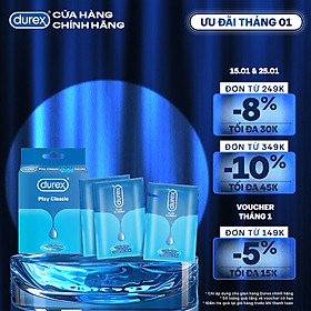 Gel bôi trơn Durex play classic Hộp 3 gói x 5ml