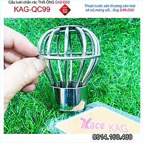 Mua Cầu lưới Inox 304 dày  cầu chặn rác nước mưa D49-D60 KAG-QC99 thoát nước nhanh