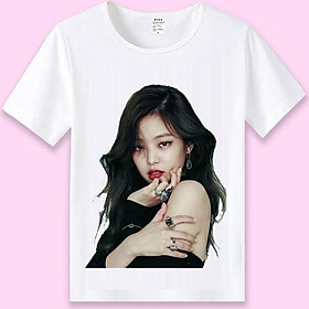 Áo thun Jennie Kim Blackpink tặng sticker Blackpink