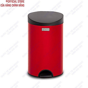 Mua Thùng rác tròn đạp chân màu đỏ 12L RPS1-906_Quốc tế Minh Ngọc