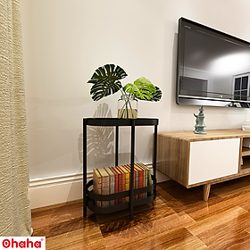 Mua KỆ TRANG TRÍ PHÒNG KHÁCH SANG TRỌNG CAO CẤP OHAHA - KTT028