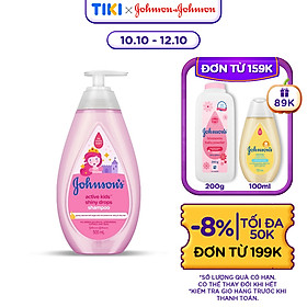 Dầu gội óng mượt cho bé gái Johnson s Active Kids Shiny Drops Shampoo 500ml