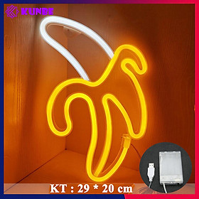 Đèn LED Neon Trang Trí KUNBE Treo Tường Decor Phòng Làm Việc, Phòng Ngủ, Sự Kiện Đa Dạng Kiểu Dáng Màu Sắc