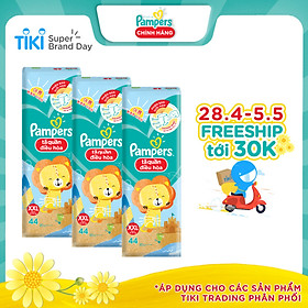 Combo 3 tã Quần Pampers Điều Hoà Gói Lớn L60/XL52/XXL44