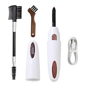 Electric Eyelash Curler Heated Eyelash Curler Smart Eye Lash Curling Clip with 2 Temperature Modes Adjustable Eyelash