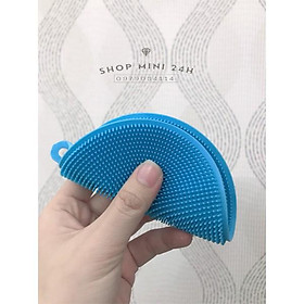 Miếng rửa chén dĩa đa năng bằng silicon cách nhiệt có gai tròn