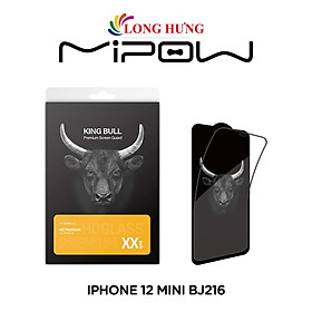 Mua Dán màn hình cường lực Full viền chống vân tay MiPow Kingbull Anti-Glare Premium HD 14 Pro Max/14 Pro/14 Plus/14/13 Pro Max/13 Pro/13/12 Pro Max/12 Pro/12 - Hàng chính hãng