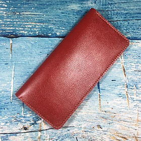 Bóp ví nữ da bò thật cầm tay QC068 - Đồ da Handmade cao cấp