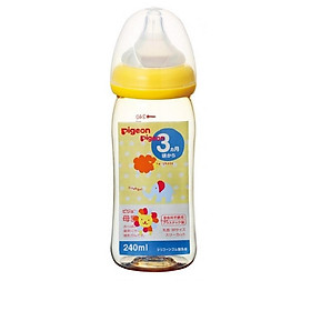 Bình sữa PPSU Plus 240ml Thú cưng Pigeon