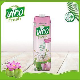 1 HỘP NƯỚC DỪA SEN VICO FRESH 1L